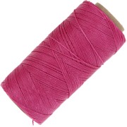 Bobine de fil ciré Linhasita pour micro macramé 0.75 mm - Rose Vif (1435) x228m