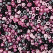 Noir - Mix de rocailles Miyuki 11/0 - Mix Pink Candy x8g Mix de rocailles Miyuki 11/0 - Mix Pink Candy x8g