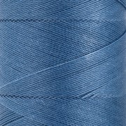 Bobine de fil ciré Linhasita pour micro macramé 0.35 mm - Denim Blue (119) x448m