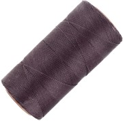 Bobine de fil ciré Linhasita pour micro macramé 0.35 mm - Smoky Purple (211) x448m