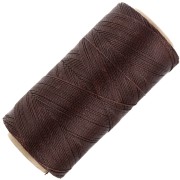 Bobine de fil ciré Linhasita pour micro macramé 0.5 mm - Cacao (667) x335m