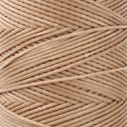 Bobine de fil métallisé ciré Linhasita pour macramé 1.4 mm - Cinnamon (PALHA) x130m