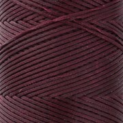 Bobine de fil métallisé ciré Linhasita pour macramé 1.4 mm - Currant (632) x130m