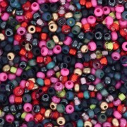 Fuchsia - Preciosa Perles rocailles 11/0 2 mm - Mix Bleu foncé - Fuchsia - Vert x20g Preciosa Perles rocailles 11/0 2 mm - Mix Bleu foncé - Fuchsia - Vert x20g