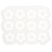 Moule en silicone Géa Creations pour réaliser des pendentifs mix de fleur 18 mm x1