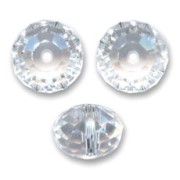 Crystal - Ronde aplatie PureCrystal 5040 8 mm Crystal x1 Ronde aplatie PureCrystal 5040 8 mm Crystal x1