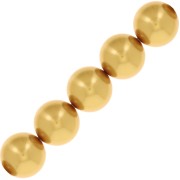 Perles nacrées PureCrystal 5810 4 mm - Crystal Royal Gold Pearl x20