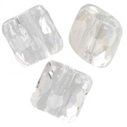 Perles carrés 6 mm - Fantasy Square PureCrystal 5035 - Crystal x6