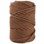 Mocca - Bobine de cordon en coton pour macramé 5 mm - Mocca x50m Bobine de cordon en coton pour macramé 5 mm - Mocca x50m