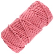 Vieux Rose - Bobine de cordon en coton pour macramé 5 mm - Vieux Rose x50m Bobine de cordon en coton pour macramé 5 mm - Vieux Rose x50m