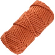 Terracotta - Bobine de cordon en coton pour macramé 5 mm - Terracotta x50m Bobine de cordon en coton pour macramé 5 mm - Terracotta x50m