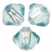 Toupies en cristal PureCrystal 5328 3 mm - Light Turquoise Moonlight x50