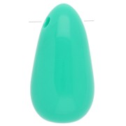 Turquoise - Pendentif poire en acrylique 33x18 mm - Turquoise x1 Pendentif poire en acrylique 33x18 mm - Turquoise x1