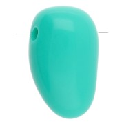 Turquoise - Pendentif dague en acrylique 24x14 mm - Turquoise x1 Pendentif dague en acrylique 24x14 mm - Turquoise x1