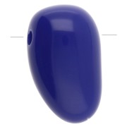 Bleu Roi - Pendentif dague en acrylique 24x14 mm - Bleu roi x1 Pendentif dague en acrylique 24x14 mm - Bleu roi x1