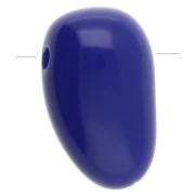 Pendentif dague en acrylique 24x14 mm - Bleu roi x1