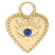 Breloques acier inox doré