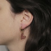 Créoles rondes 13 mm - Fil 2.5 mm - Acier inoxydable 316L Doré x2