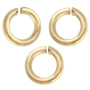 Anneaux ouverts 6x1.1 mm - Fabrication Européenne - Gold filled (or laminé) x10