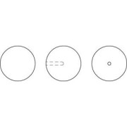 Nacrée PureCrystal semi-percée 5818 4 mm - Crystal Vintage Rose Pearl x1