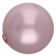 Nacrée PureCrystal semi-percée 5818 8 mm - Crystal Vintage Rose Pearl x1