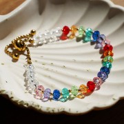 Perle ronde aplatie Swarovski 5040 6 mm - ReCreated Caribbean Green