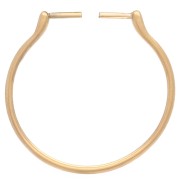 Bague fine ajustable et interchangeable T.58 à T.60 Acier inoxydable 304 Doré x1