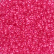 Rocaille Miyuki 11/0 1308 - Dyed Transparent Bubble Gum Pink x8g