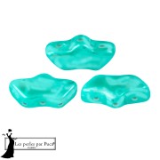 Delos® par Puca® 6x11 mm - Mishmash Emerald x10g
