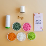 Mes bijoux DIY - Kit Boucles d'oreilles franges en tissage peyote pair