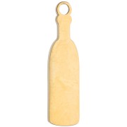 Breloque pull de Noël 13x17 mm avec époxy - Acier inox 304 Doré - Rouge - Vert x1