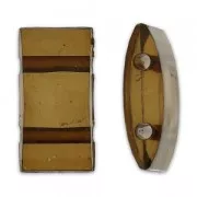 Carrier beads Perles 2 trous