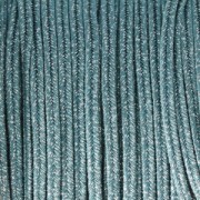 Soutache brillante fabrication italienne 3.5 mm Bleu gris / argenté x1m