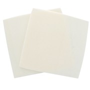 Tapis de perlage carré 20x20 cm beige x2