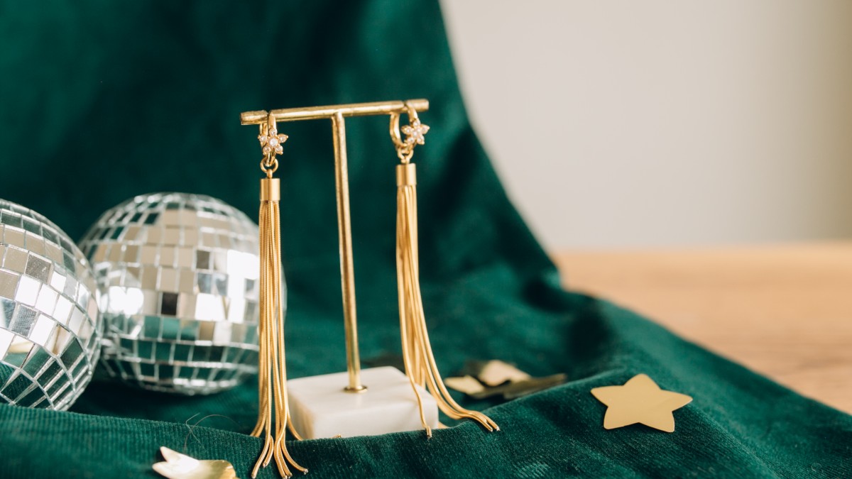 Schéma Boucles d'oreilles franges serpentine Schéma Boucles d'oreilles franges serpentine