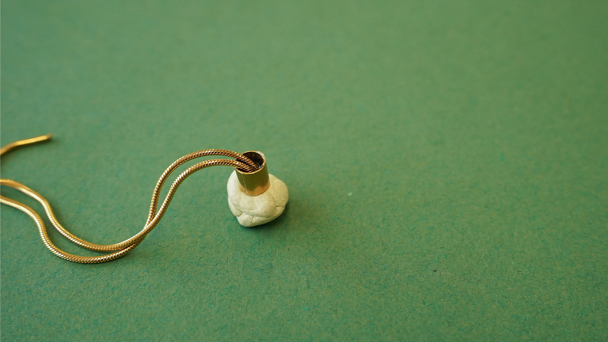 Boucles d'oreilles franges serpentine : Etape 3 Boucles d'oreilles franges serpentine : Etape 3