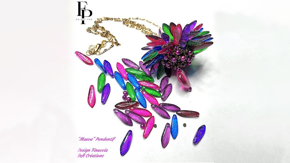 Pendentif Maeva par Finuccia Sefi Créations Pendentif Maeva par Finuccia Sefi Créations