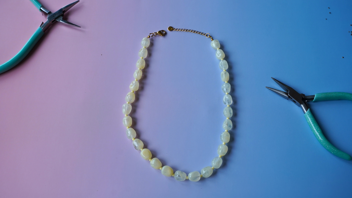 Collier charm's personnalisable : Etape 4 Collier charm's personnalisable : Etape 4