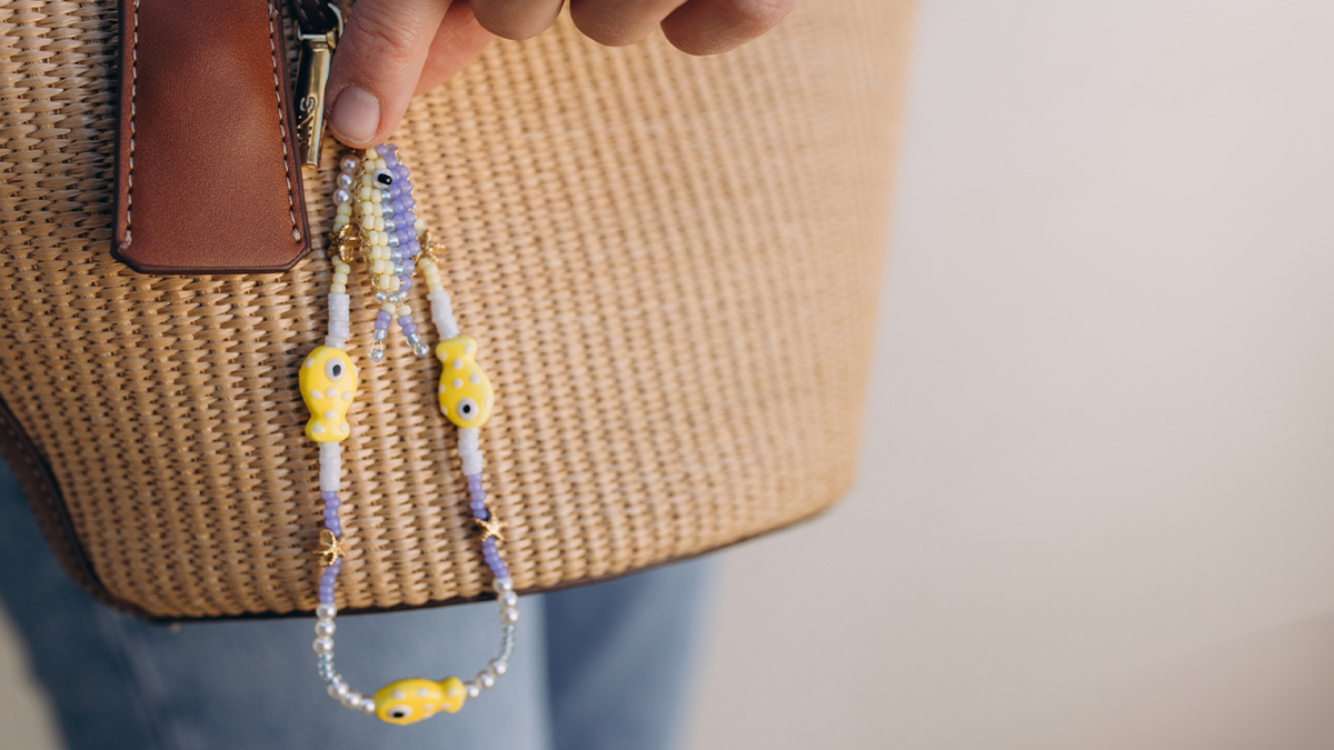 Schéma Porte clés poisson en perles de rocailles Schéma Porte clés poisson en perles de rocailles