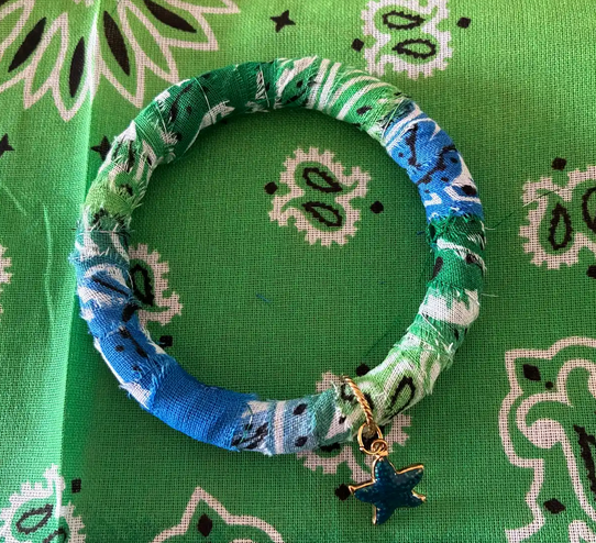 Bracelet jonc en bandana : Etape 5 Bracelet jonc en bandana : Etape 5