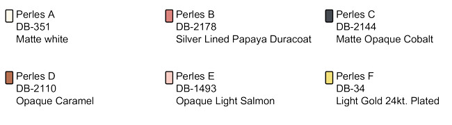 Bracelet losanges en tissage brickstitch par Lili Azalée : Etape 2 Bracelet losanges en tissage brickstitch par Lili Azalée : Etape 2