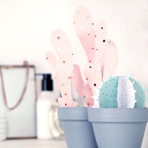 Tutoriel déco - Créer vos plantes d'intérieur en papier Tutoriel déco - Créer vos plantes d'intérieur en papier