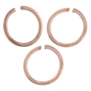 Anneaux ouverts 7x0.8 mm - Fabrication Européenne - Doré rose x50