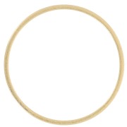 Doré - Or 18K - 750/1000 - Anneau de montage et tissage rond 22 mm doré x1 Anneau de montage et tissage rond 22 mm doré x1
