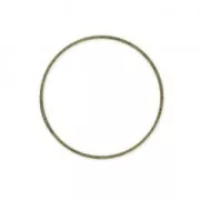 Anneau de montage et tissage rond 40 mm - Bronze x1