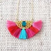 Pompon imitation coton 27-30 mm Chocolat x1