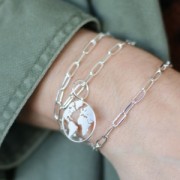 Chaîne maille limée rectangle 3.8 mm - Argent 925 x50cm