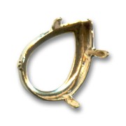 Serti griffe pour cabochon PureCrystal 4320 14x10 mm - Doré x1