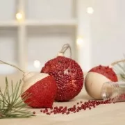 Assortiment de mini billes en verre de 0.6 à 3 mm - Doré x3