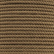 Cordon en polyester tressé 2 mm - Camel x1m